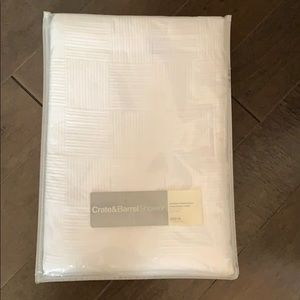 Crate and Barrel shower curtain